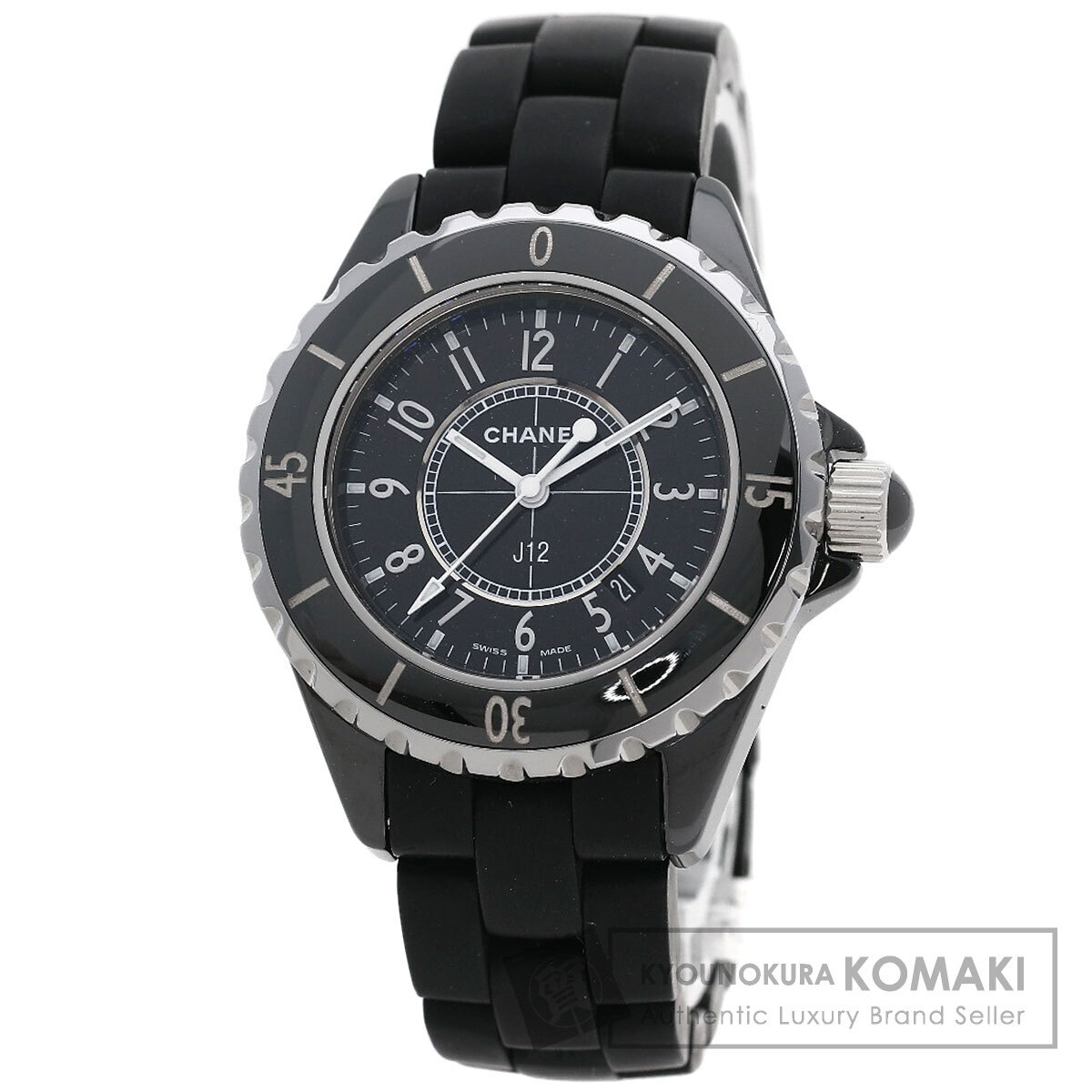 CHANEL シャネル H0681 J12 33mm 腕時計 セラミック ラバー レディース 中古