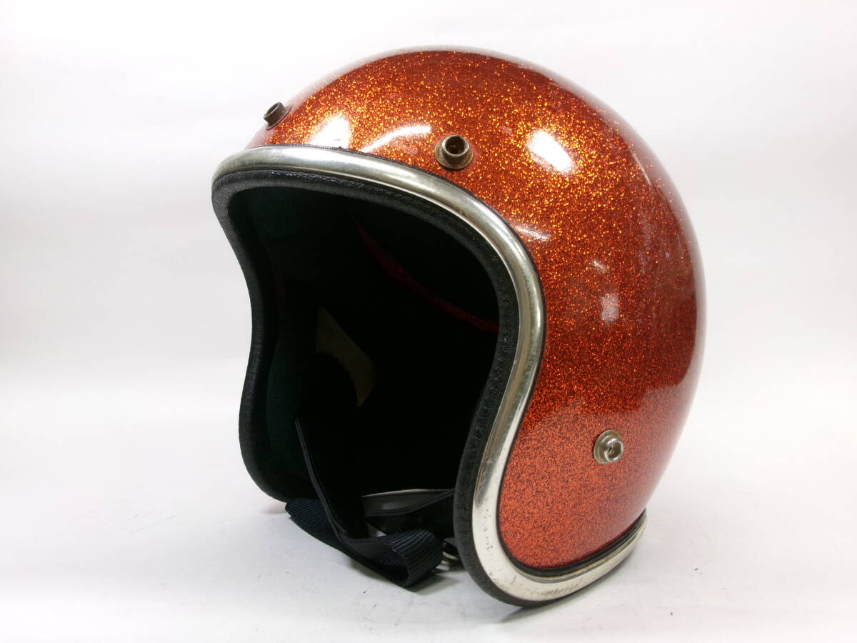 前期! Sシェル ARTHUR FULMER AF40 オレンジラメ 目深加工済み ★ 70年代 アーサーフルマー AF20 FURY SAFETECH PREMIER BELL 500TX RT LSI