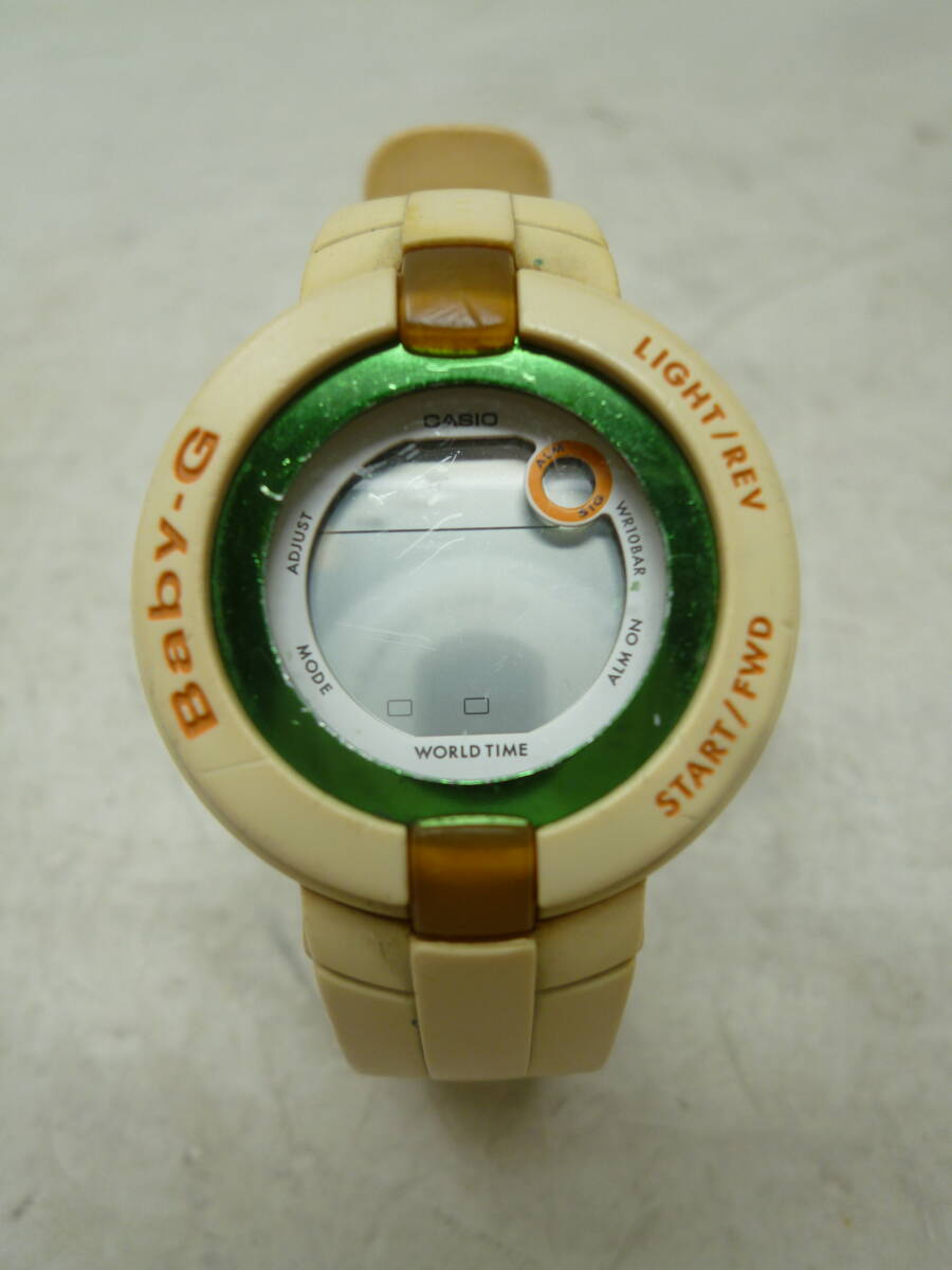 中古ジャンク CASIOカシオ 腕時計 BABY-G BG-1200HB レディース[P-321]送料無料(北海道・沖縄・離島・佐川急便中継料金がかかる地域は除く)