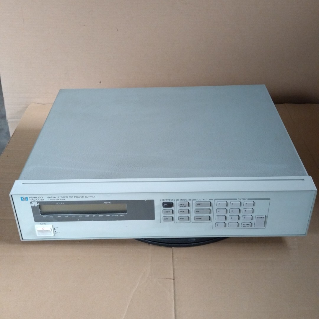 HP HEWLETT PACKARD 6632A SYSTEM DC POWER SUPPLY 0-20V/0-5A　中古