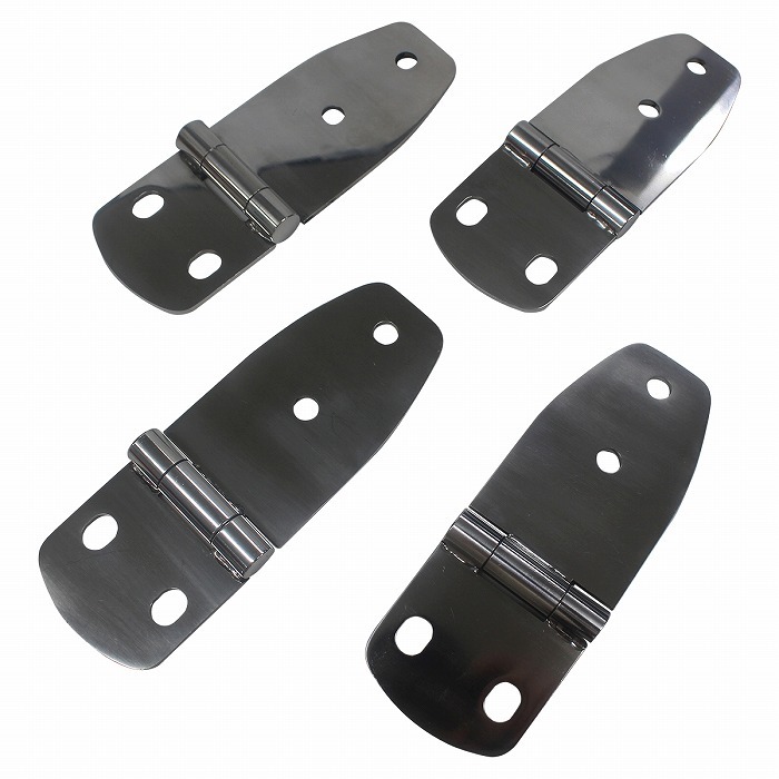 『ステンレス』ジムニー SJ30/SJ40/JA71/JA11/JA12/JA22/JA51/JB31/JB32 フロント ドア ヒンジ レストア オールペン 頑丈