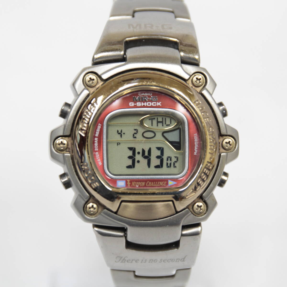 稼働品 CASIO カシオ G-SHOCK ジーショック MR-G MRG-1001 クォーツ NIPPON CHALLENGE AMERICA'S CUP 2000 腕時計 現状品 2603-N0191M(NT)