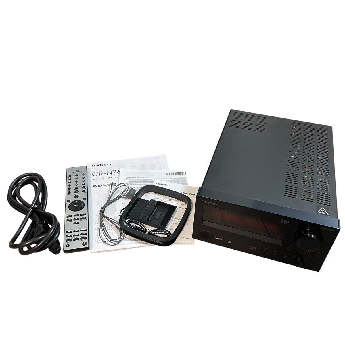 【美品/説明書】ONKYO CR-N765 ネットワークCDレシーバー 高音質