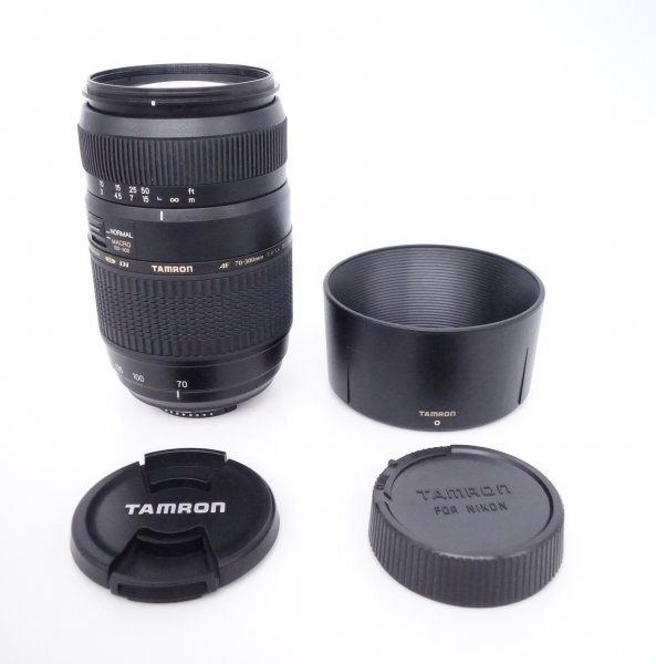 【美品】TAMRON タムロン AF70-300mm F4-5.6 Di MACRO ニコン用 A17NII [W2603044A]