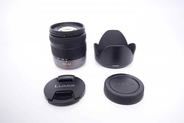 【美品】Panasonic LUMIX G VARIO 14-42mm F3.5-5.6 H-FS014042 [W2603047A]