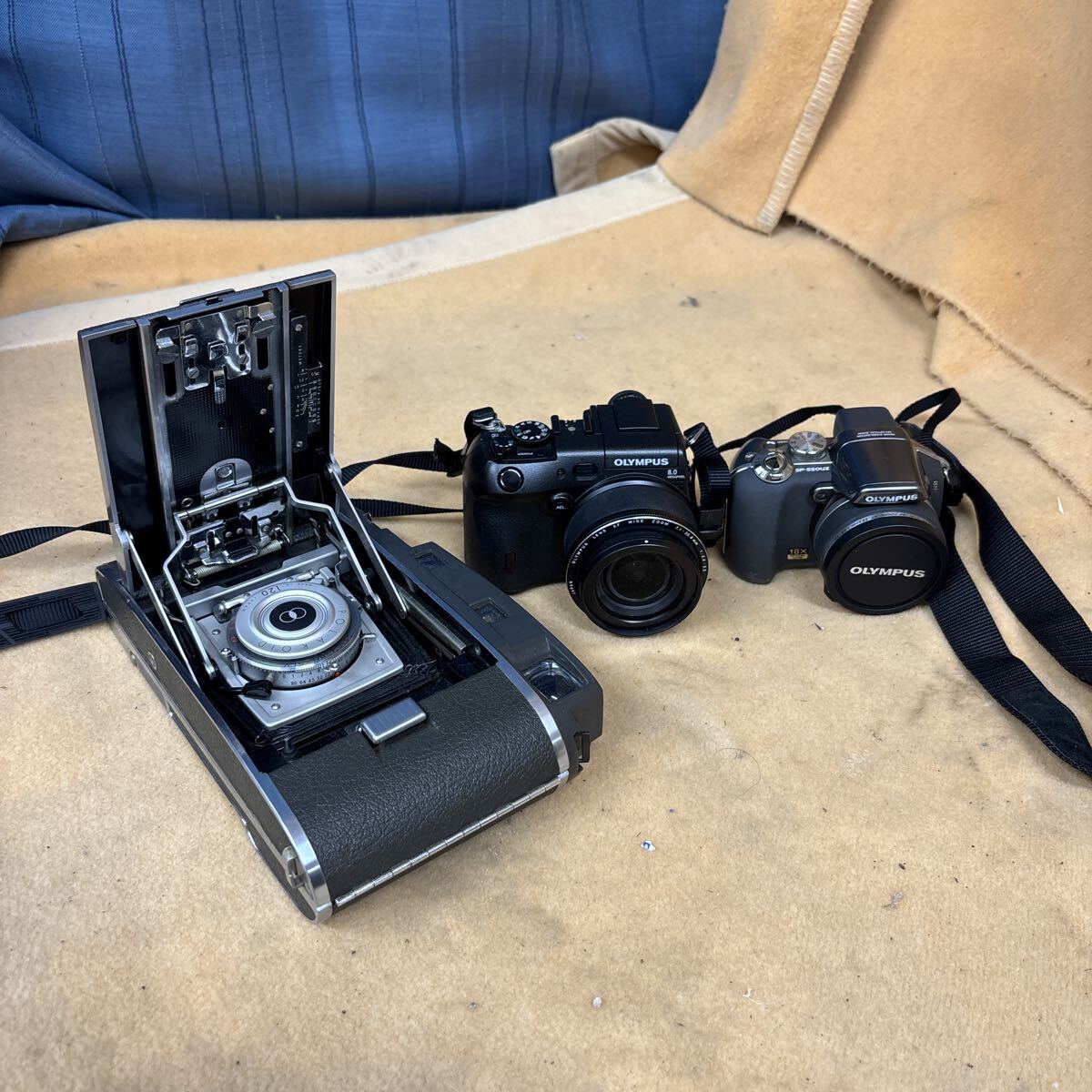 POLAROID 120 OLYMPUS オリンパス　SP-55OUZ C-8080 まとめて　ジャンク　現状渡し　動作未確認
