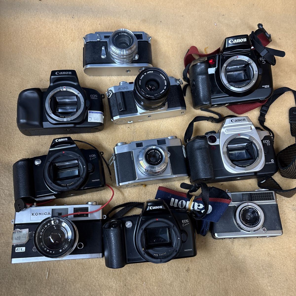 カメラ　まとめて　eos AV-1 Konica aires35 Ⅲc 動作未確認　未整備