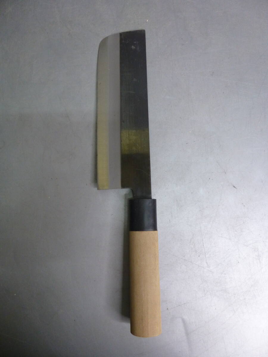 USED★和包丁★菜切包丁 薄刃包丁 登録 武平 刃渡約16cm 
