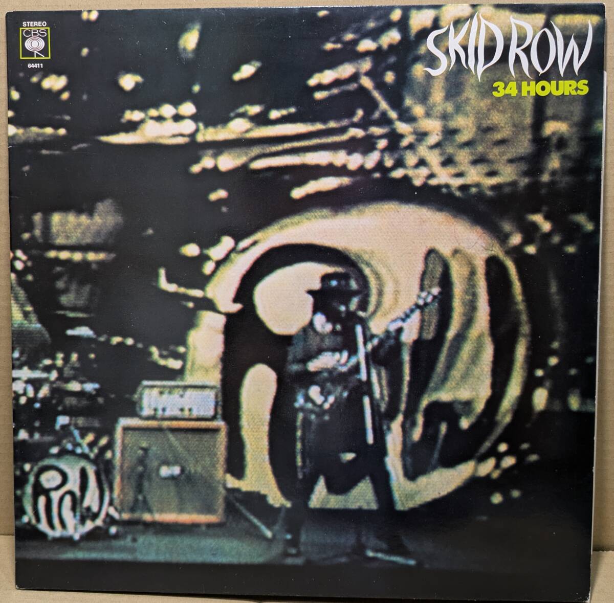 UK盤LP：SKID ROW「34HOURS」スキッド・ロウ、ゲイリー・ムーア