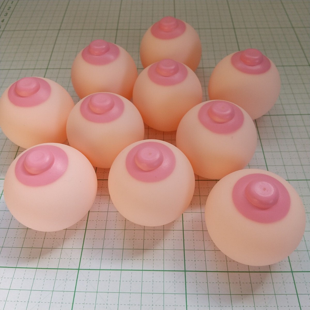 おっぱい　ソフビ　10個セット　面白い　セクシー