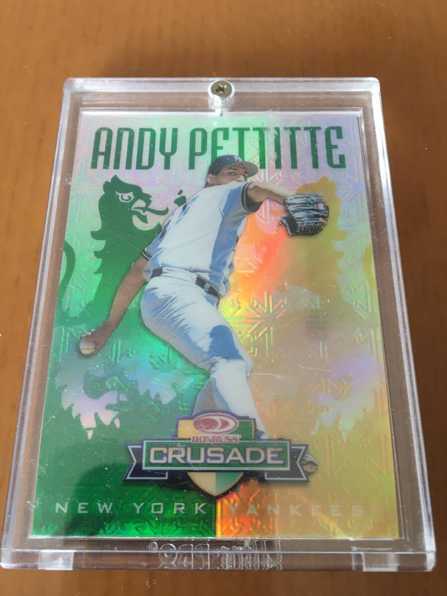 【名作/激レア】【Andy Pettitte/MLB通算256W】1998 Donruss Crusade 192/250