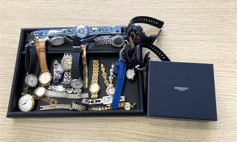 #454A 時計まとめ 腕時計 置時計 懐中時計 メンズ レディース クォーツ 不動品 ジャンク