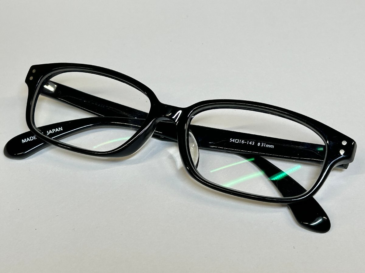 美品SUSTAIN～　S-001　col.90 　メガネフレーム ブラック MADE IN JAPAN 【東京都忘れ物市】 etc312　　　