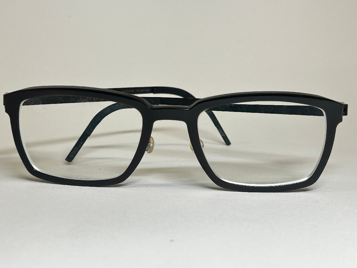 状態良好★【中古P808】LINDBERG (リンドバーグ）メガネフレーム BUFFALO TITANIUM MADE IN DENMARK　No.094/47A3 1808 52□20 135 H26/U9