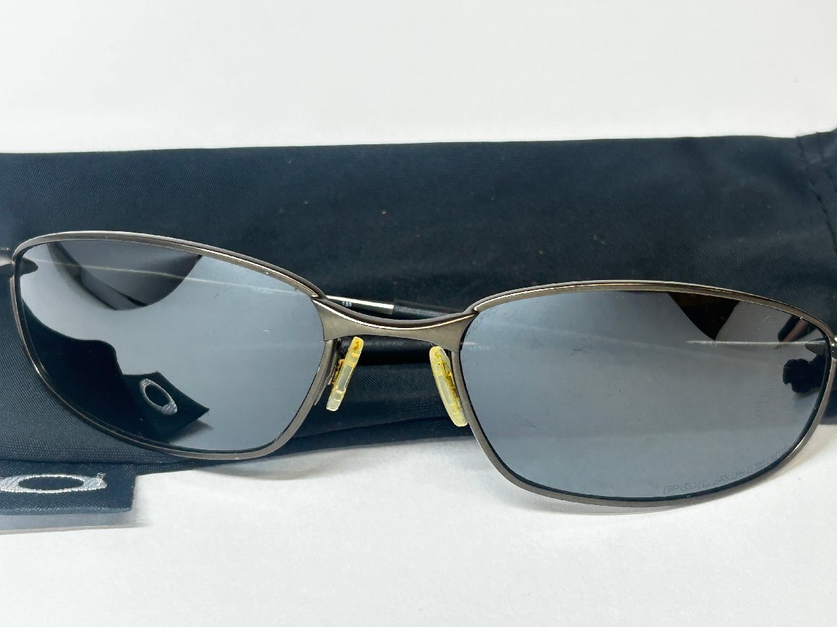 状態良好【中古ME3】オークリー/OAKLEY Whisker　12-849 サングラス　度なし　