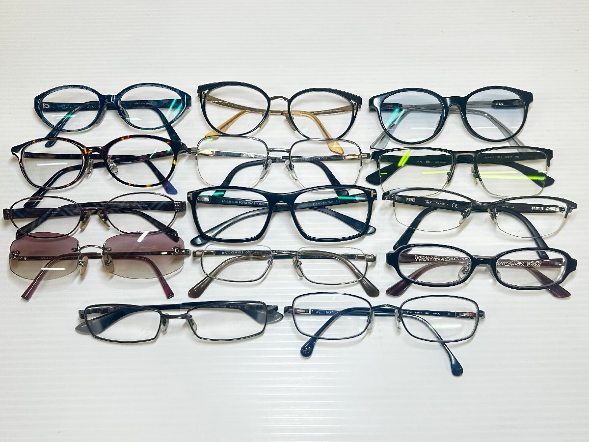 まとめ売り/ブランドメガネ /シャネル/グッチ/バーバリー/トムフォード/レイバン他　合計14点【東京都忘れ物市】№55