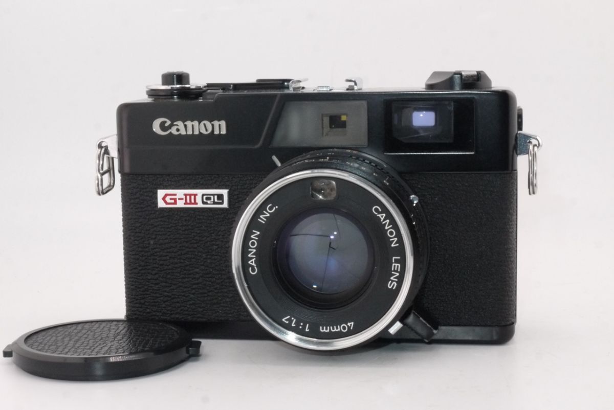 ★実用品★キヤノン CANON Canonet QL17 G-III 40mm F1.7 ブラック レンジファインダー #51 #2450 #0022