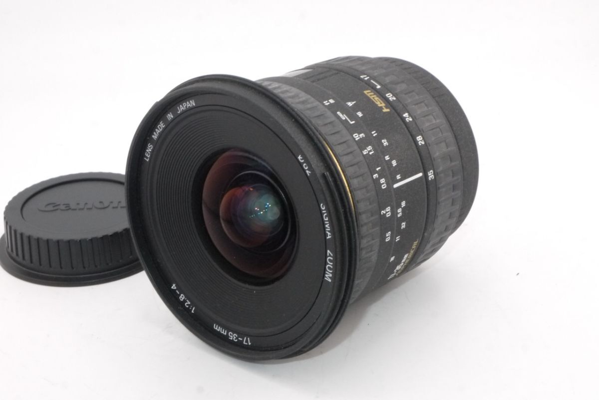 ★実用品★シグマ SIGMA AF 17-35mm F2.8-4 ASPHERICAL EX HSM キヤノン 広角ズームレンズ #2557 #0044