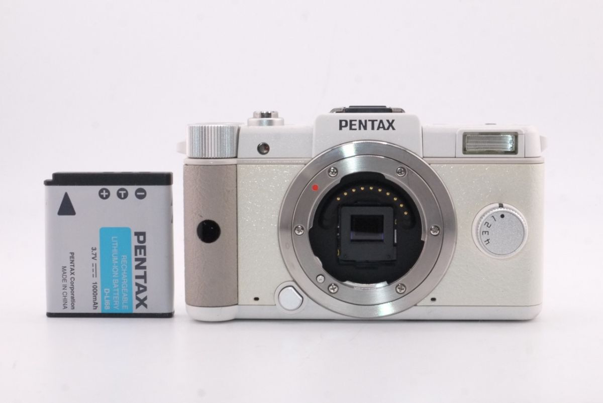 ★良品★ペンタックス PENTAX Q 《ショット数 530枚》ホワイト ボディ ミラーレス一眼 #2613 #0044