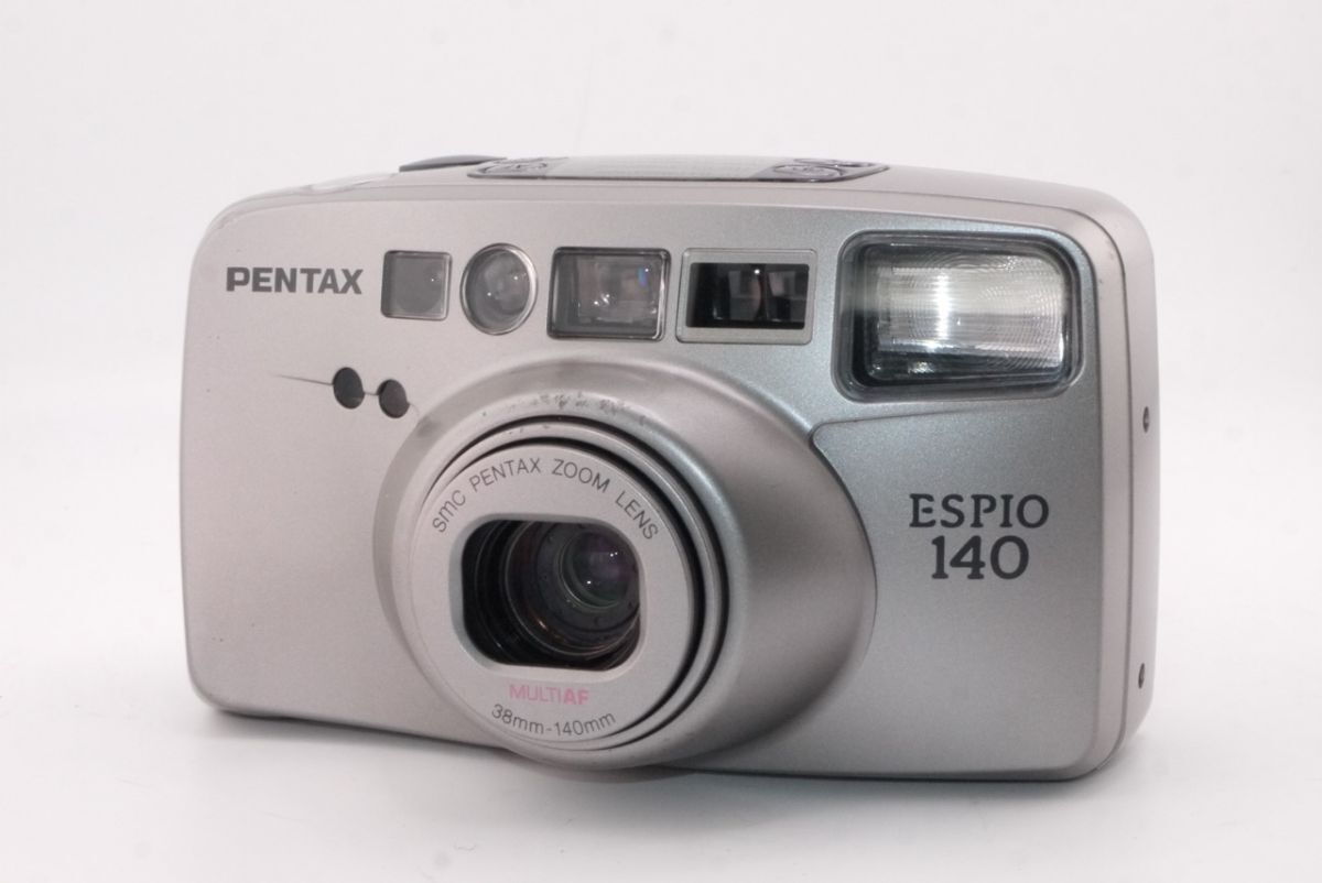 ★極上美品★ペンタックス PENTAX ESPIO 140 シルバー コンパクトフィルムカメラ #2622 #0022