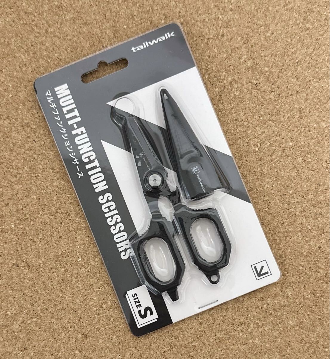 [新品] tailwalk テイルウォーク マルチファンクションシザース Sサイズ #PEライン #アイチューナー #マイナスドライバー #ラインカッター
