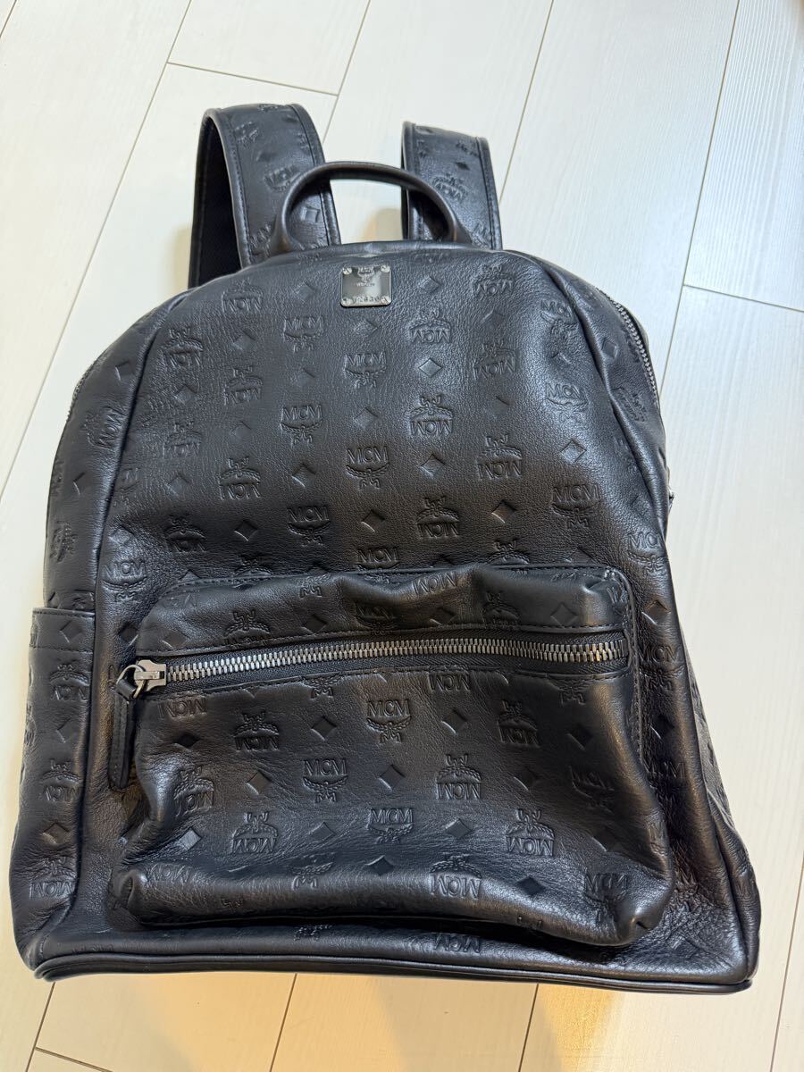 MCM リュック　本革レザー製のMCMバックパック　リュック
