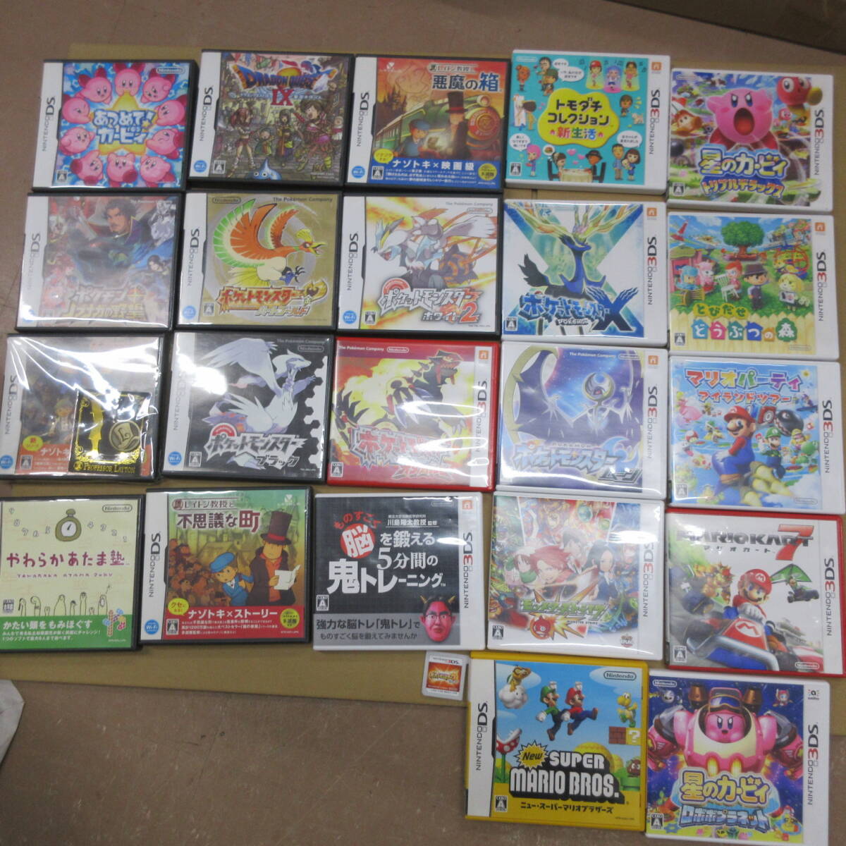 ● 動作未確認 DS 3DS どうぶつの森 マリオ カービィ ポケモン トモダチコレクション 等 他 ゲーム ソフト まとめ 激安1円スタート