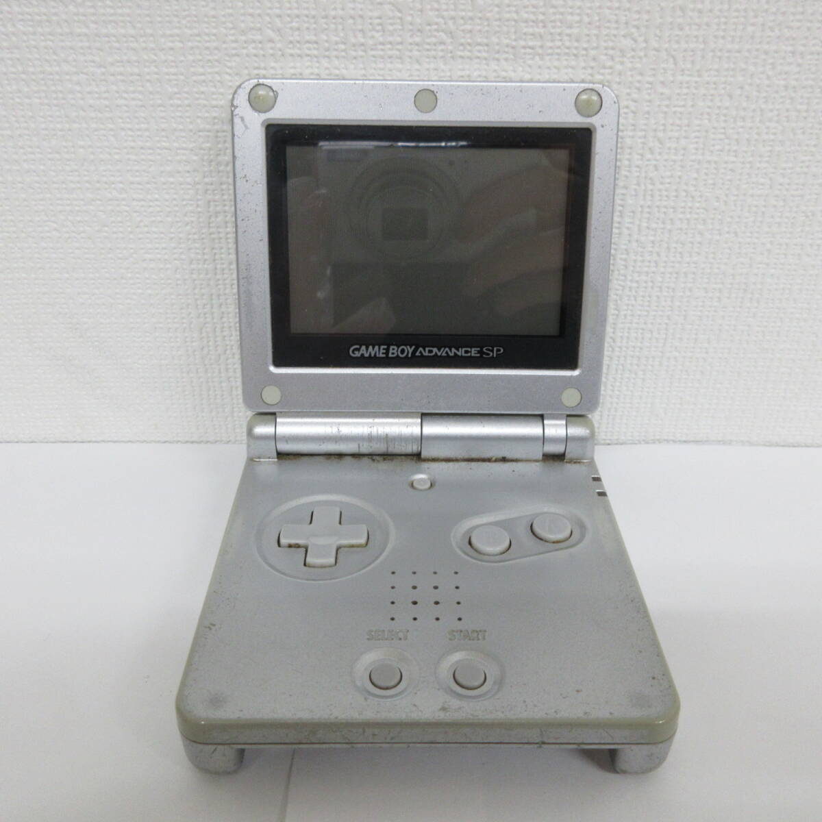 ● 動作未確認 任天堂 Nintendo GAMEBOY ゲームボーイアドバンスSP シルバーカラー ゲーム 激安1円スタート