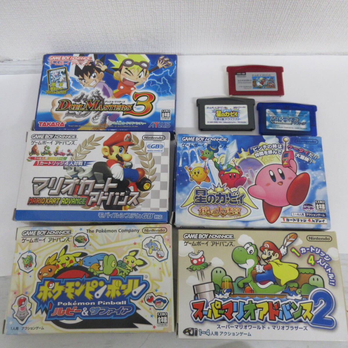 ● 動作未確認 GAME BOY ADVANCE ゲームボーイ アドバンス ポケモン カービィ マリオ 等 他 ゲーム ソフト まとめ 激安1円スタート