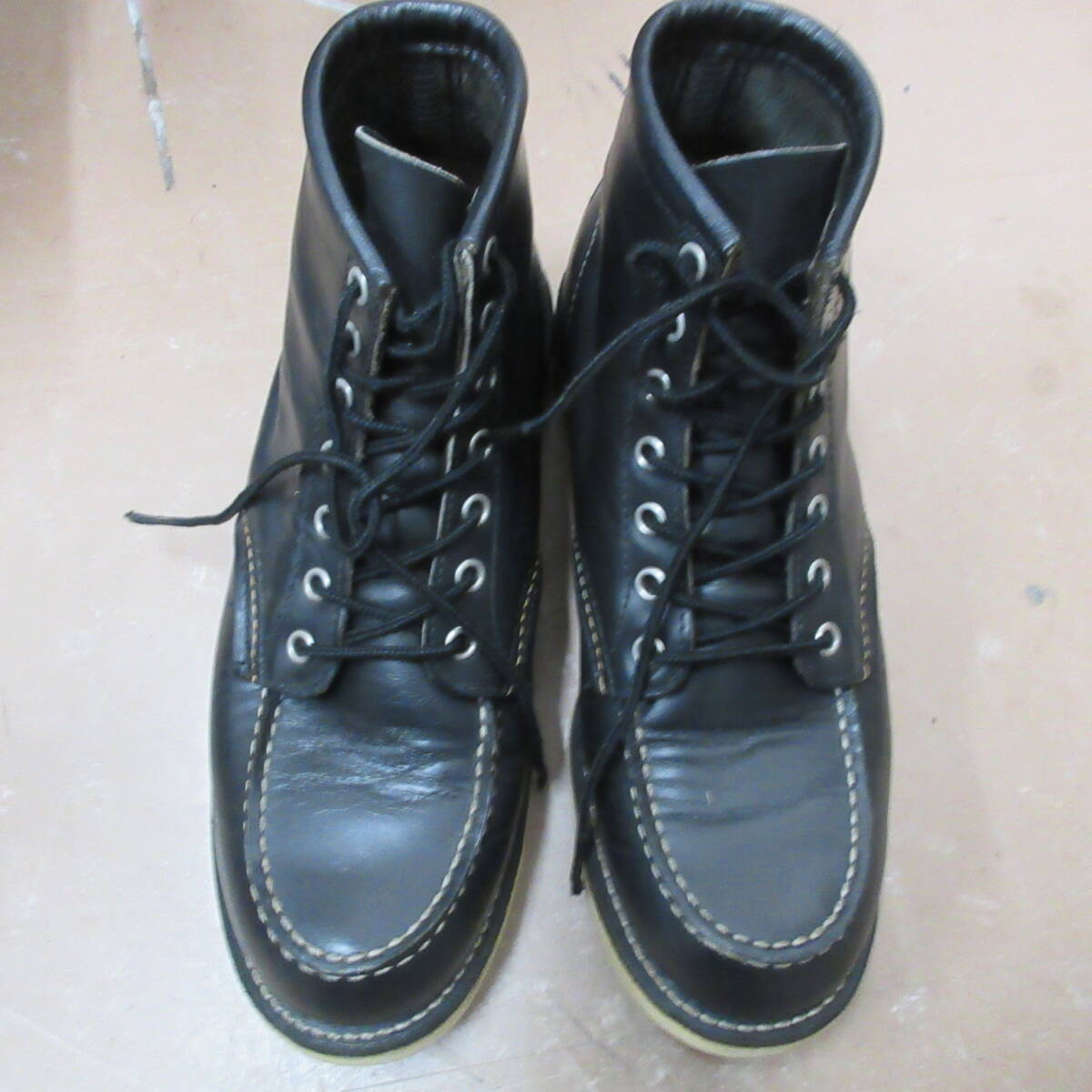 ● サイズ不明 RED WING SHOES レッドウィング メンズ シューズ レザー ブーツ ブラックカラー 激安1円スタート