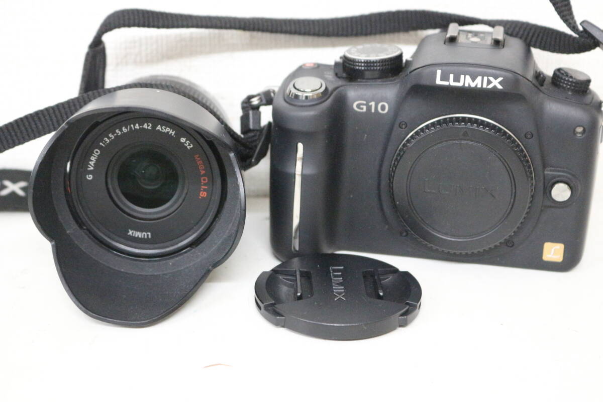 動作未確認 カメラ G10 パナソニック DMCーG10 本体 レンズ セット 激安一円スタート