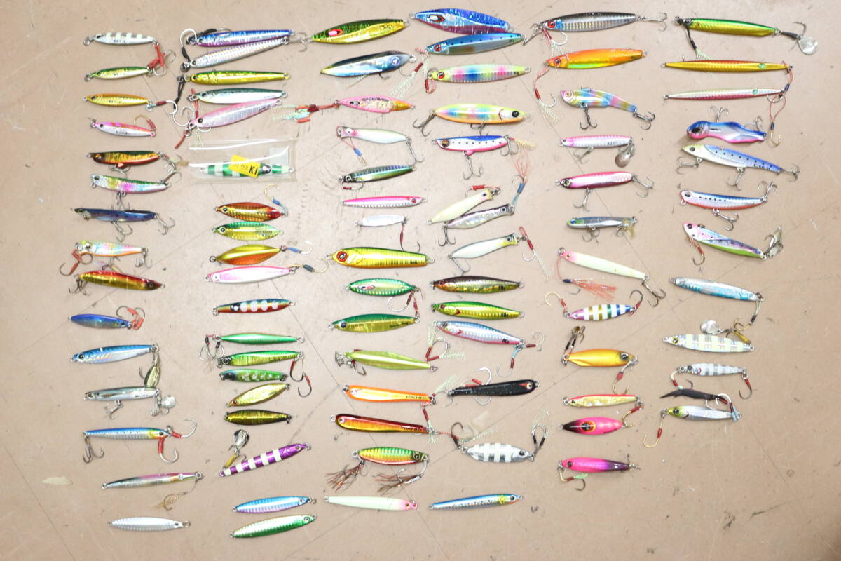 大量 ジギング キャスティング オフショア ショア ライト スーパーライト ルアー 大量 まとめ 大半メーカー品 激安一円スタート