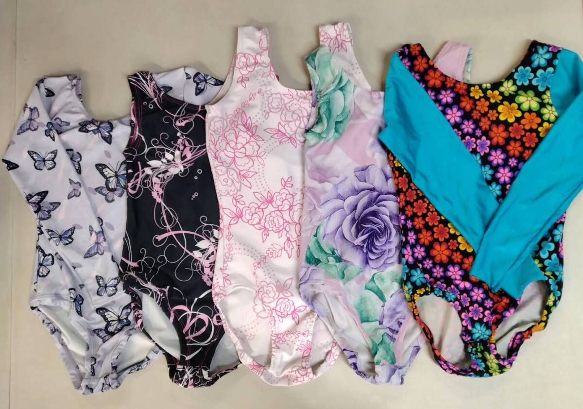 【R1458】キッズレオタード　150㎝以下　5点