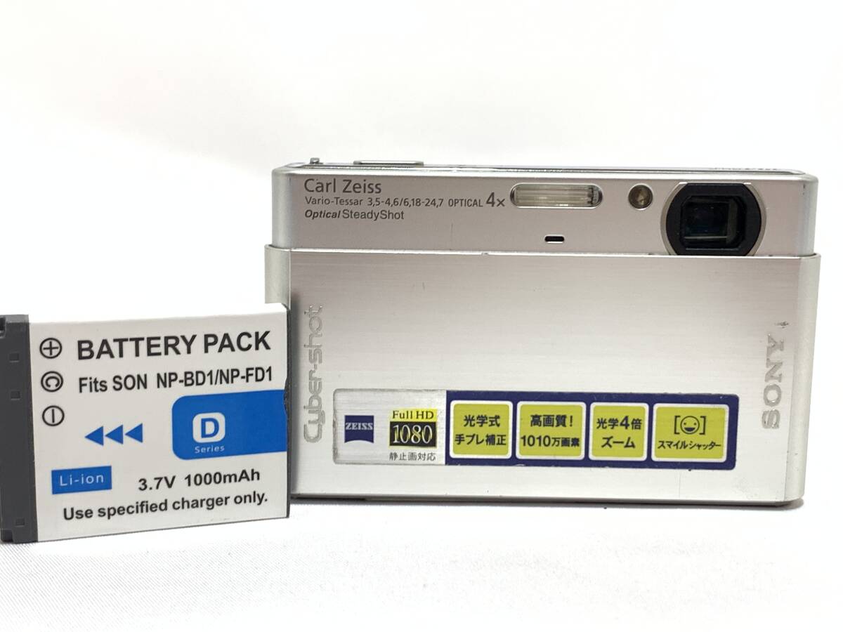 ★動作未確認・外観難あり★SONY ソニー Cyber-shot DSC-T700 ゴールド @6447