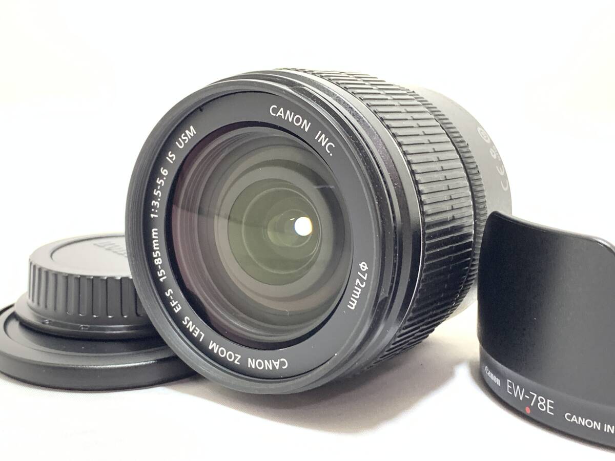 ★良品★CANON キャノン EF-S 15-85mm F3.5-5.6 IS USM @6487