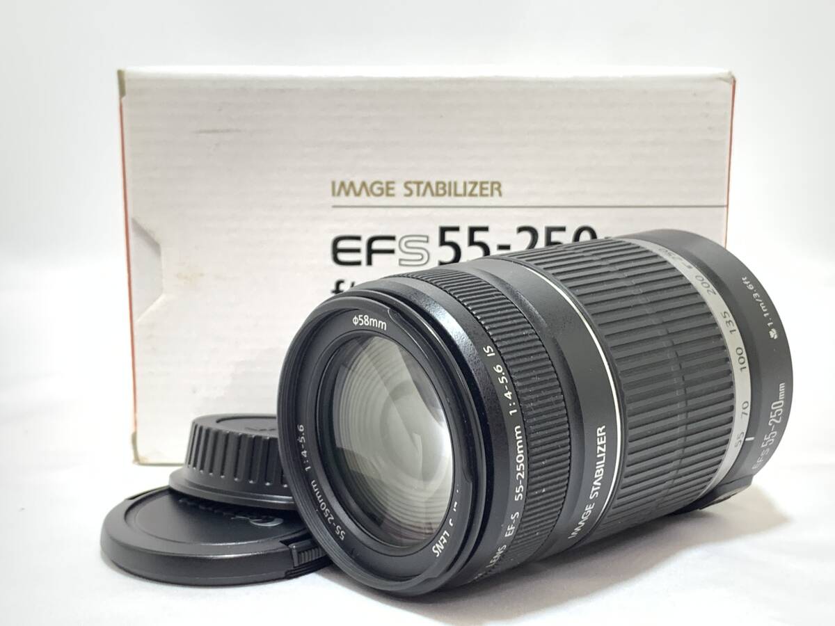 ★良品★CANON キャノン EF-S 55-250mm F4-5.6 IS @6492