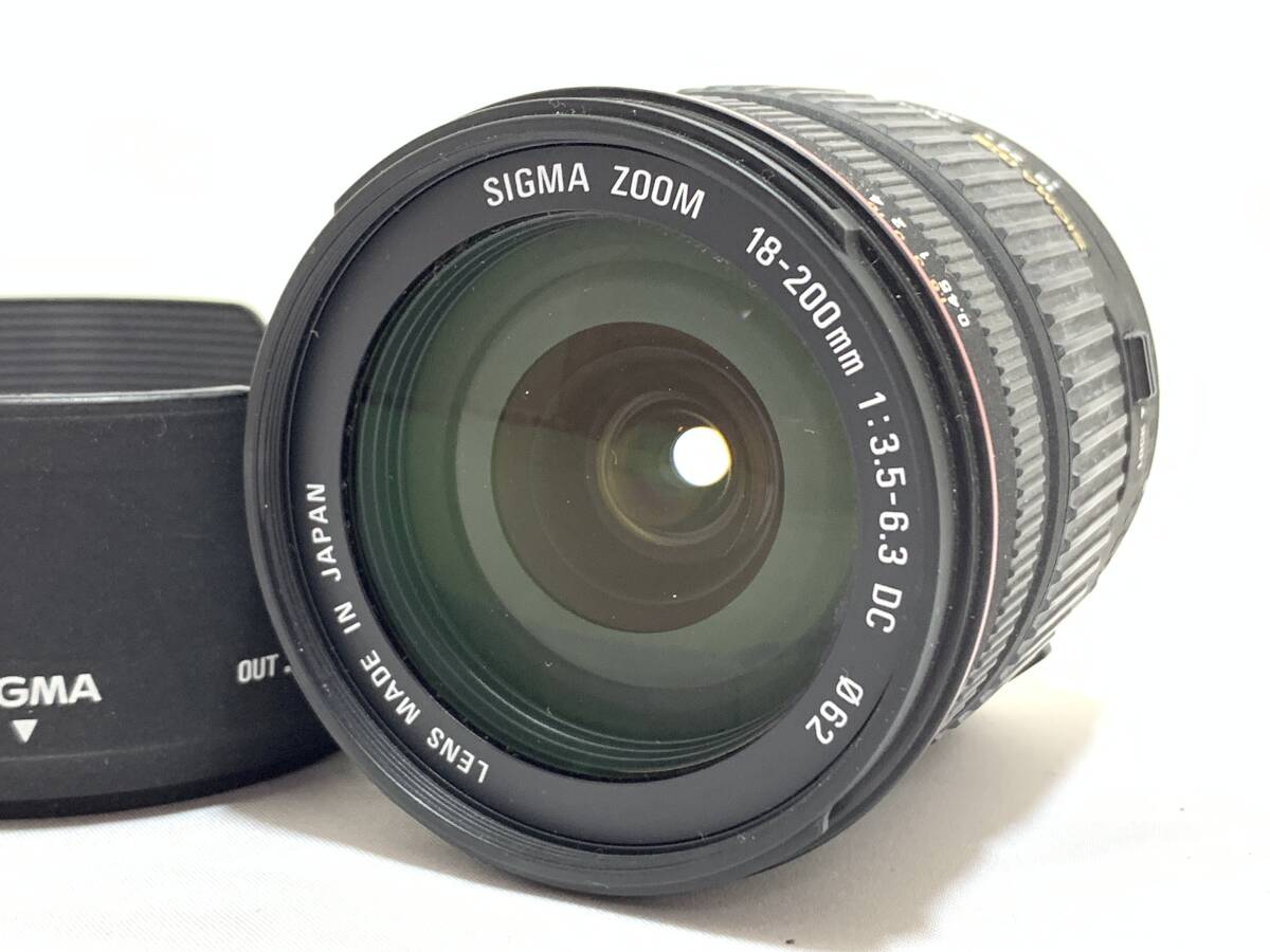 ★良品★SIGMA シグマ 18-200mm F3.5-6.3 DC キャノン CANON @6496