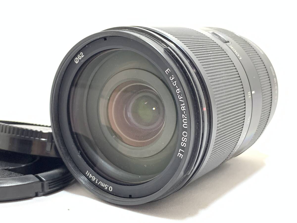 ★外観美品★SONY ソニー E 18-200mm F3.5-6.3 OSS LE SEL18200LE ブラック @6498