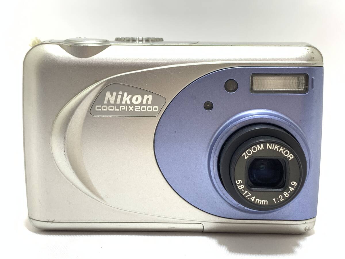 ★動作品・外観難あり★NIKON ニコン COOLPIX E2000 シルバー @6572