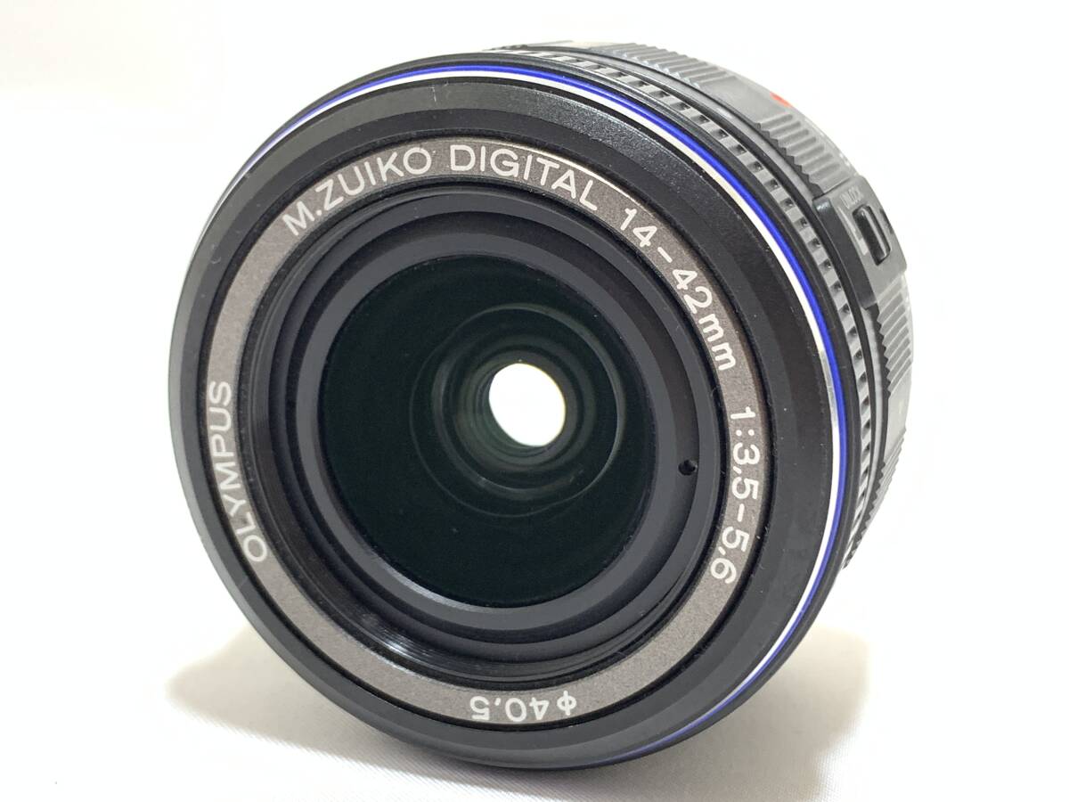 ★特上品★OLYMPUS オリンパス M.ZUIKO DIGITAL 14-42mm F3.5-5.6 L ED ブラック @6586