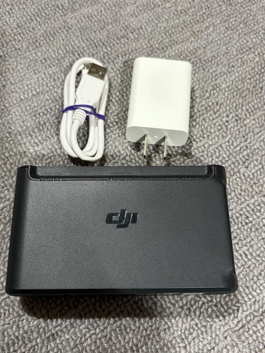 【良品】DJI Mavic mini /mini2 マビックミニ ミニ2 フライトバッテリー充電器（3連ハブ）純正充電器ケーブル付