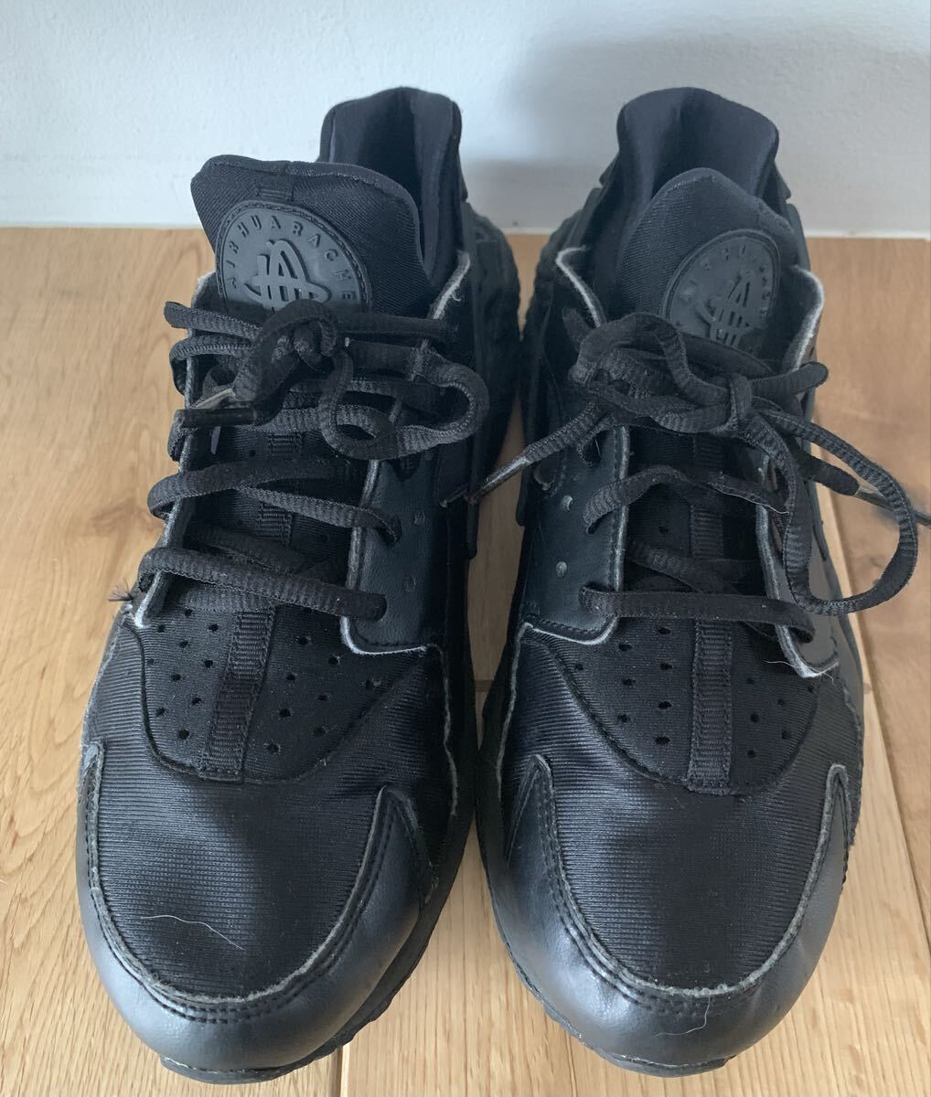 美品 NIKE ナイキ AIR HURACHI エアー ハラチ ブラック＆ブラック 黒×黒 定番 8.5インチ 25.5cm 634835‐012
