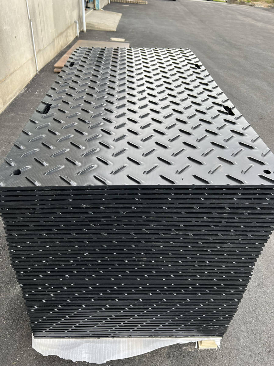 送料込10枚分 樹脂製敷板 プラシキ 3×6 1829×914×13ｍm リブ含まず サブロク プライタ プラマット 鉄板 ゴムマット プラ敷 プラスチック
