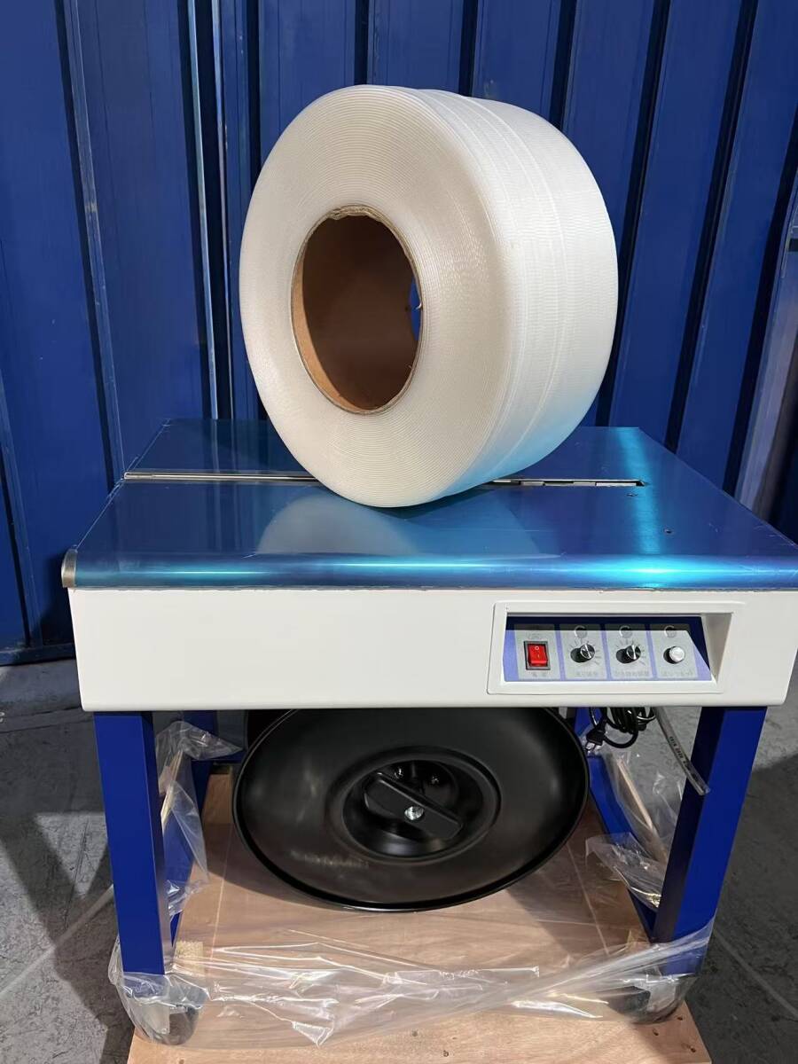 バンド付き新品　3年間保証付き 半自動梱包機　PPバンド結束機 100V50/60HZ タイヤ、ホイール、木材、ビニールなどの梱包
