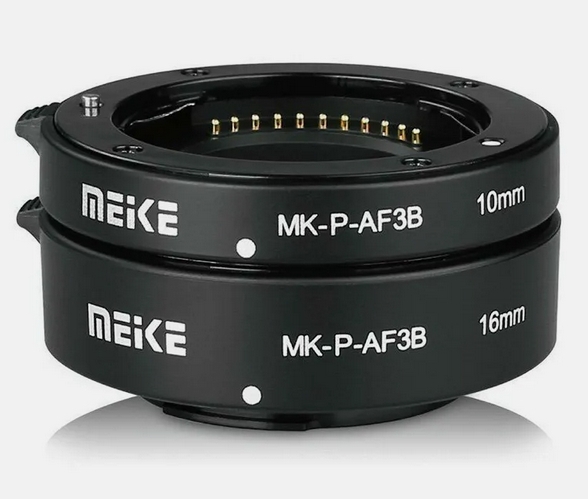 マイクロフォーサーズ AF/AE可能 接写リング 10mm+16mm マクロ撮影