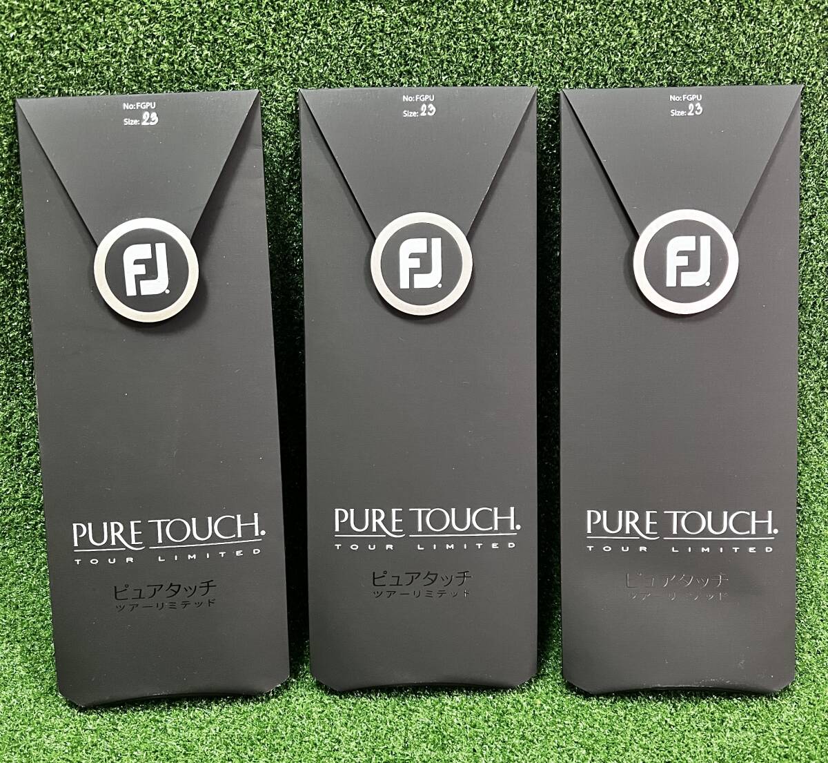 Footjoy【フットジョイ】Pure Touch【ピュアタッチ】FGPU 【23センチ】３枚セット　新品正規品