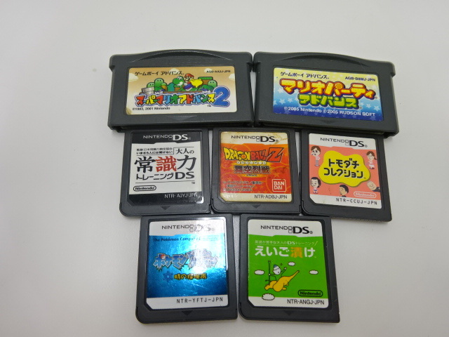 【＃17743】ニンテンドー　ゲームソフト　まとめ　ポケモン　マリオ　アドバンス　DS　任天堂　コレクション　