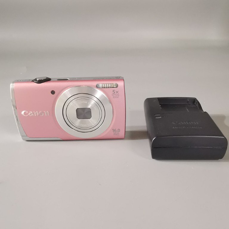 動作品 Canon キヤノン PowerShot A2600 コンパクトデジタルカメラ 充電器 Z8545
