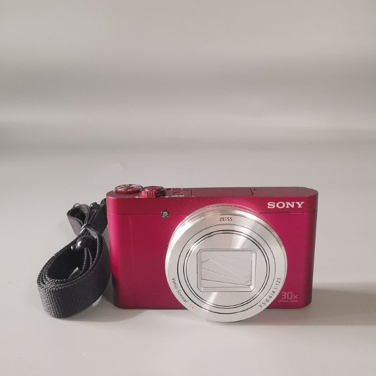 極美品 SONY Cyber-Shot DSC-WX500 ソニー サイバーショット 赤 コンパクトデジタルカメラ Z8540