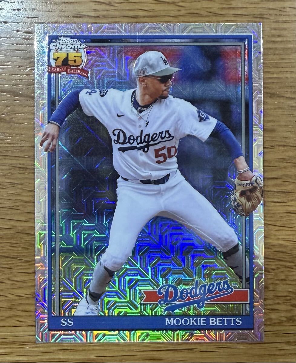 2026 Topps ムーキー・ベッツ Mookie Betts Silver Mojo Pack #91C-95